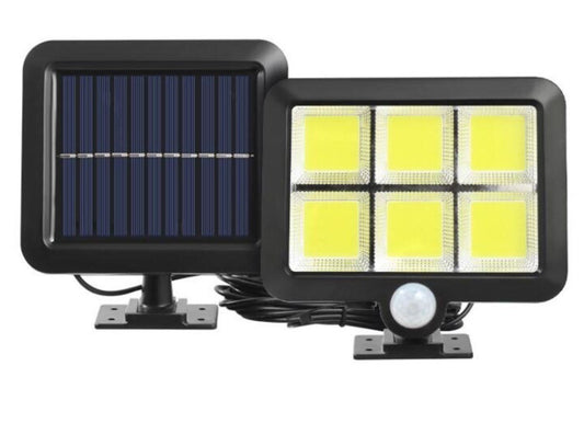 120 COB LED Solar Panel Güneş Enerjili 3 MOD Duvar Lambası